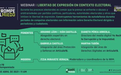 Webinar 9: Libertad de Expresión en Contexto Electoral