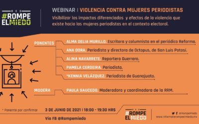 Webinar 10: violencia contra mujeres periodistas